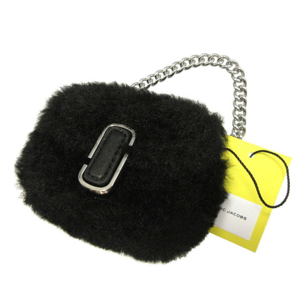 Unused Marc Jacobs THE TEDDY NANO J MARC CHARM 2F3SCP007S08 Polyester Faux Fu...